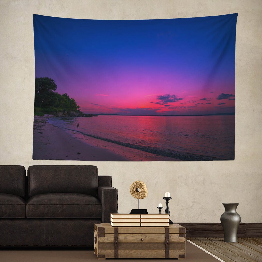 After Sunset TAPESTRY Large Wall Hanging Living Room Wall Etsy Australia
