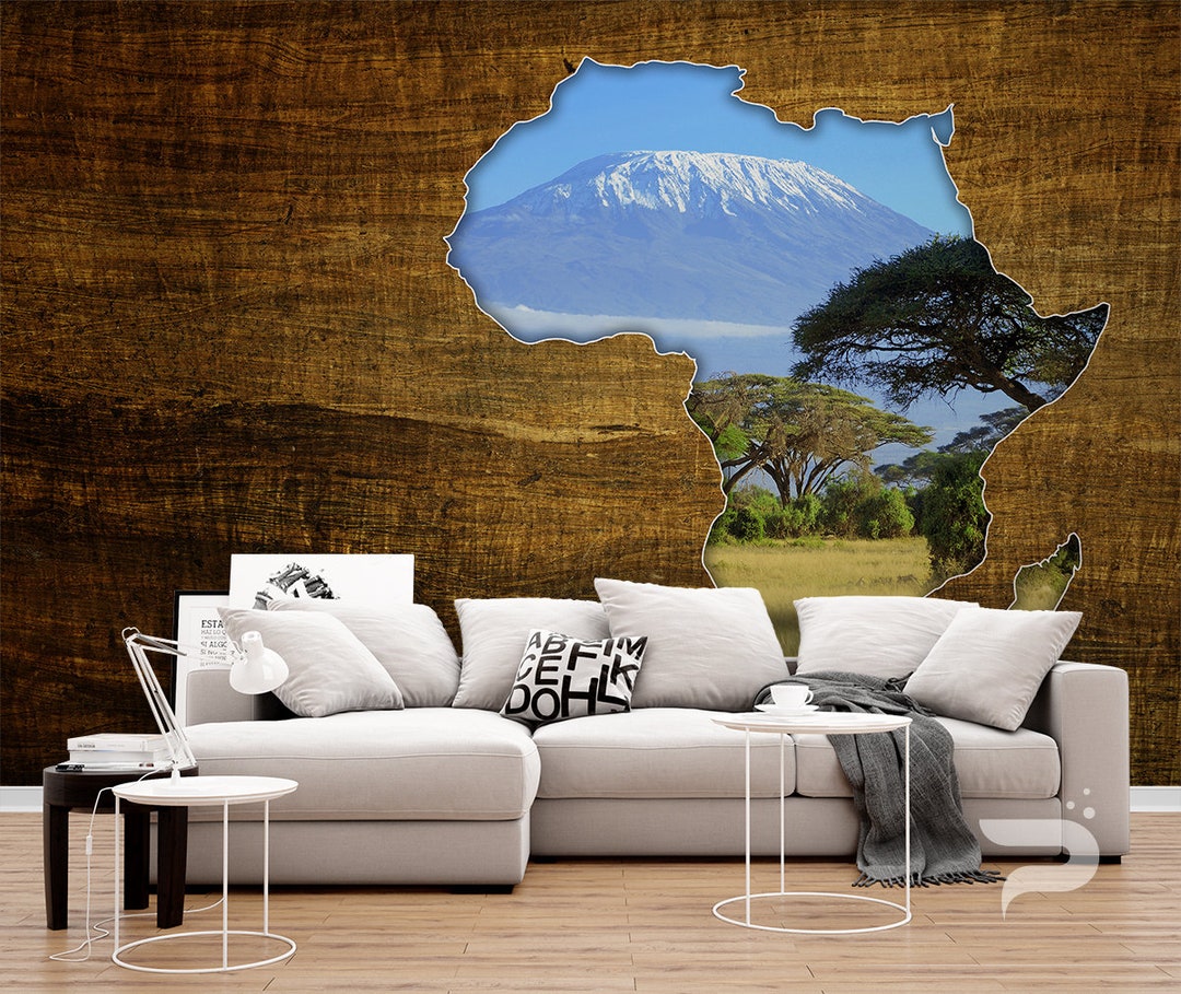 Africa Dreaming WALL MURAL Abstract Wall Covering Mount - Etsy