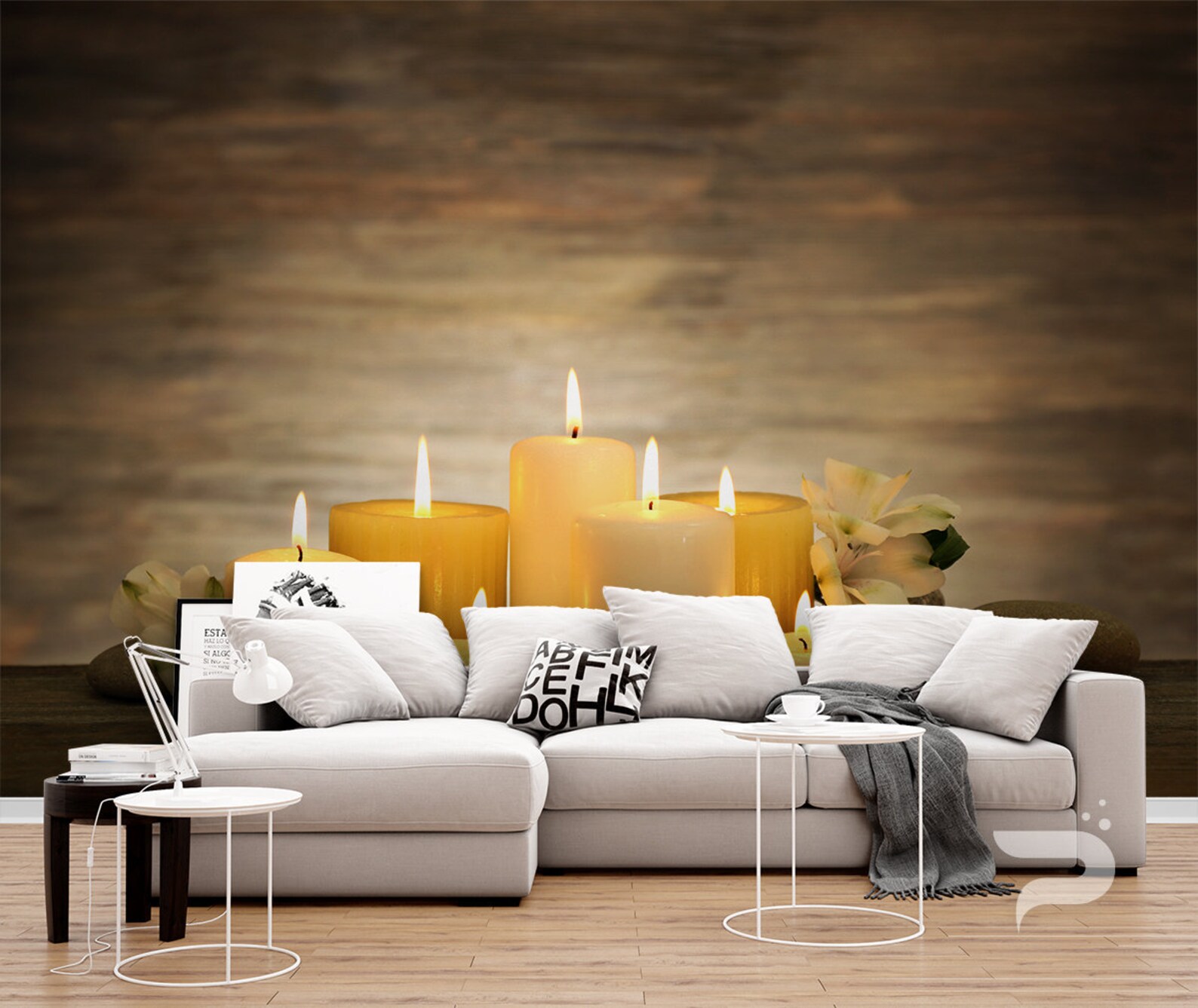 Feng Shui WALL MURAL Zen Wallpaper Mural Large Wall Mural Etsy