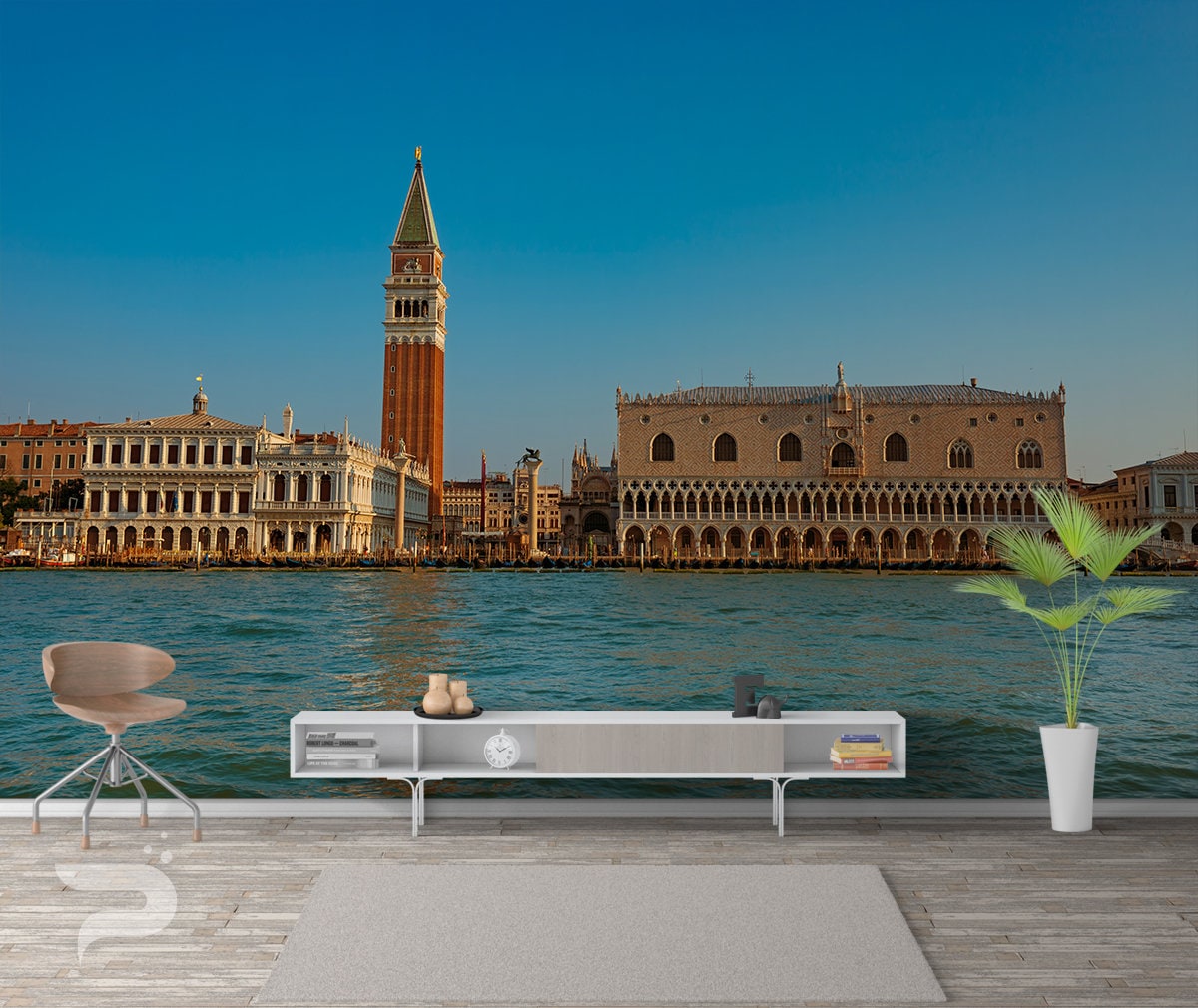 Venice From the Sea WALL MURAL Italy Wallpaper Mural Large Etsy