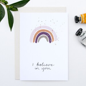 I Believe In You New Job Karte | Positivity Karte | Ermutigungskarte | Du hast diese Karte | Karte für Freund