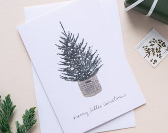 Pacote com 6 cartões de Natal escandinavos simples
