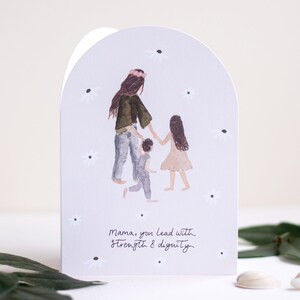 Tarjeta del día de las madres felices, tarjeta de cumpleaños para mamá, tarjeta del día de las madres de flores silvestres, tarjeta cristiana para mamá, mujer de Proverbios 31