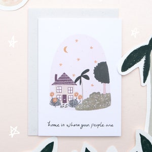 Happy New Home Karte, Umzugskarte, Einzugskarte, neues Kapitel neues Zuhause, neue Erinnerungen, Umzugskarte, Segen neues Zuhause