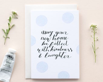 New Home Card | New House | Housewarming | First House Card | Moving House | Leaving Card | New Homeowners | The Hidden Pearl Studio