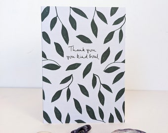 Thank you Card | Grateful Card | Thank you Card Birthday | Friendship Card | Card For Friend | Thanks A Bunch | The Hidden Pearl Studio