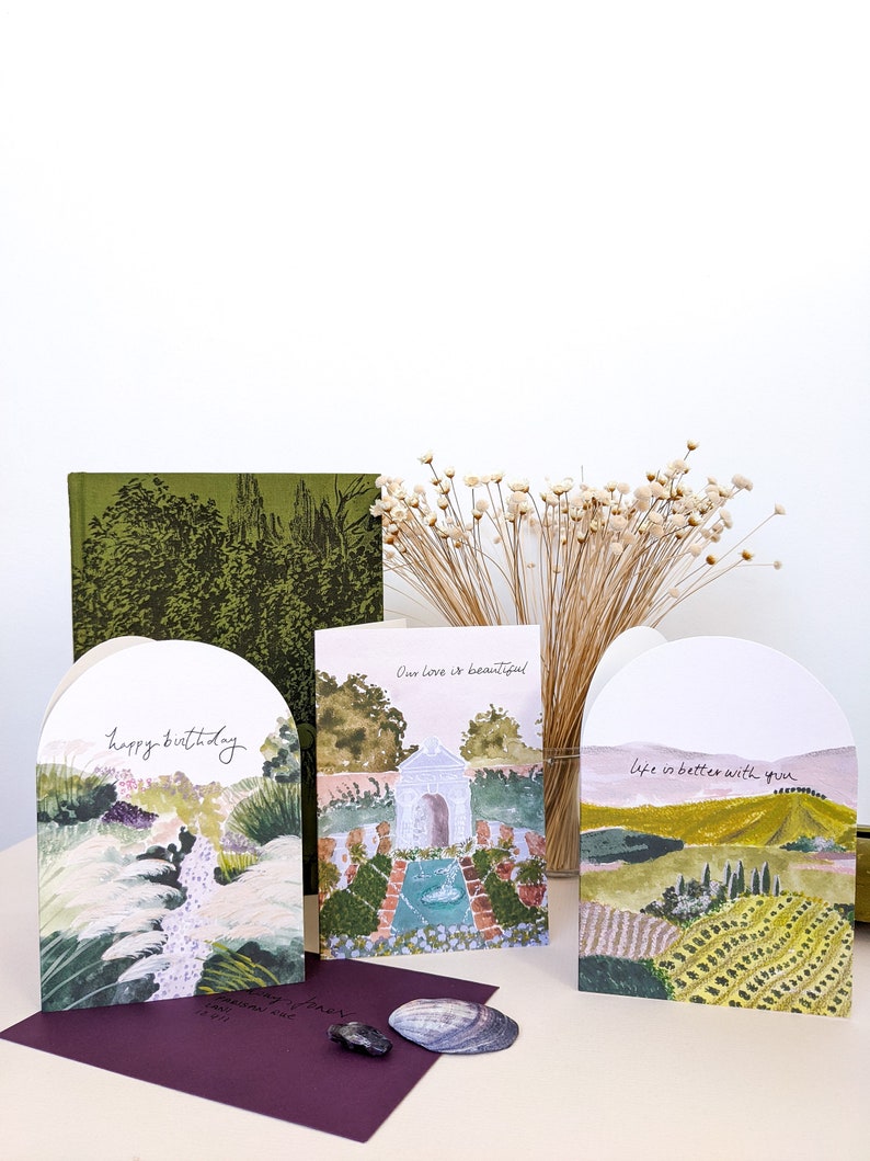 Cartão de aniversário do jardim para ela | de aniversário do jardineiro | Cartão para amigo | Cartão para mamãe | Cartão para esposa | Cartão para Filha | Cartões para ela imagem 2