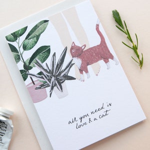 Cartão de Dia dos Namorados para Crazy Cat Lady, Cartão de Dia dos Namorados imagem 3