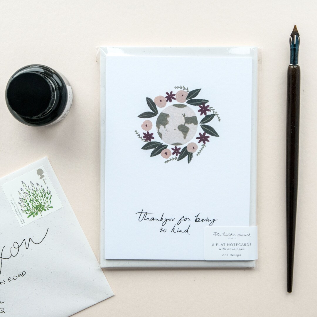 Thank You Notes for Teachers, Weddings, Flat Blank Card, Thank You Notes Set, Appreciation Cards ...
