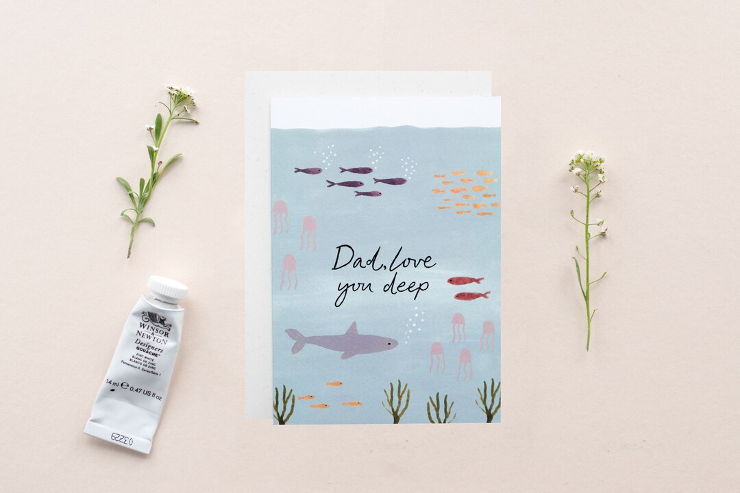 Fathers Day Card | I Love You Dad | Card for Dad | Card for Daddy ...