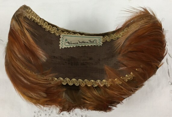 Vintage Women Francis Heklin Pheasant Feather Ban… - image 5