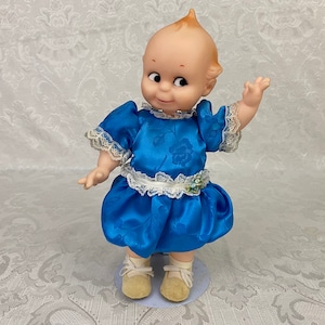 Vintage Dressed Jasco Cameo Kewpie Doll Jointed Posable Baby Cupid Doll 12&quot; DO301