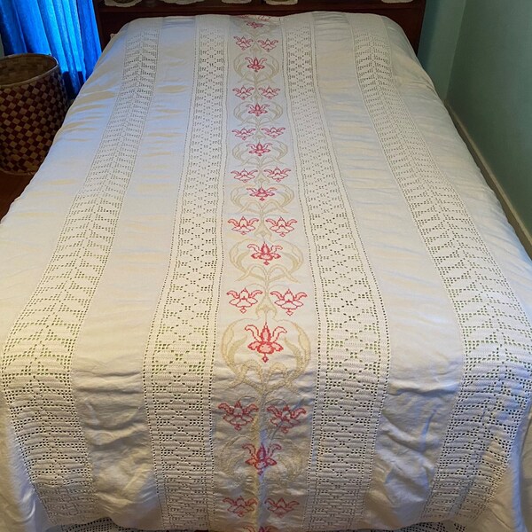 Linen Bedspread Etsy