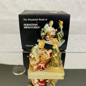 Vintage Sebastian Miniature Porcelain Figurine &quot;In The Candy Store&quot; F405