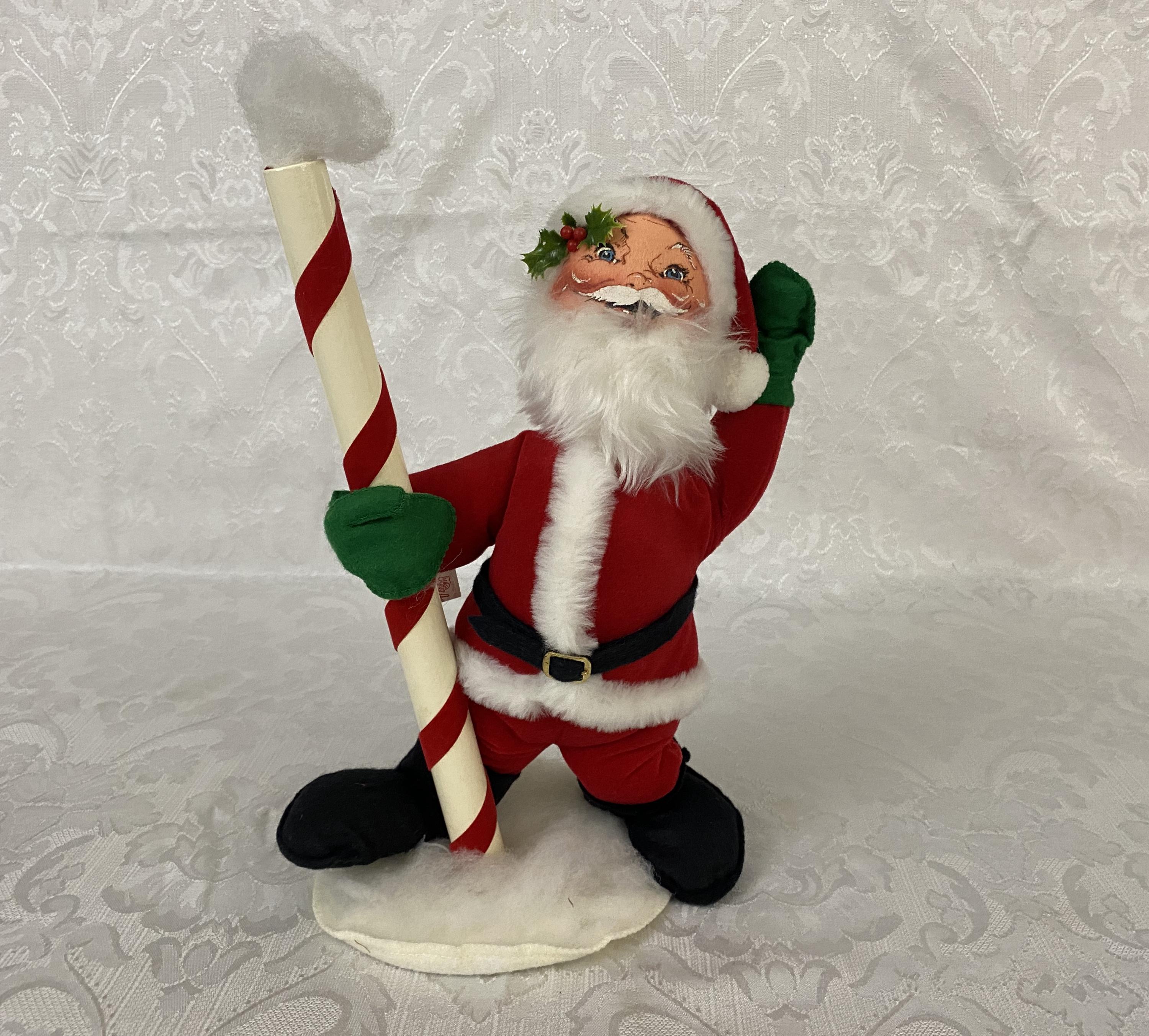Vintage Annalee Christmas Doll Santa Claus at the North Pole 12" Mobility Doll DO360