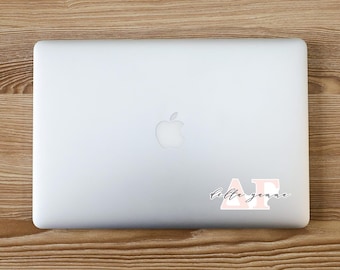 Delta Gamma Vinyl Blush Sorority Decals / Blush Decal / Sorority Decal / Vinyl Decal / Greek Decal / Laptop Decal / DG Decal
