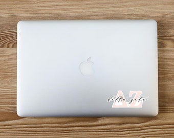 Delta Zeta Vinyl Blush Sorority Decals / Blush Decal / Sorority Decal / Vinyl Decal / Greek Decal / Laptop Decal / DZ Decal