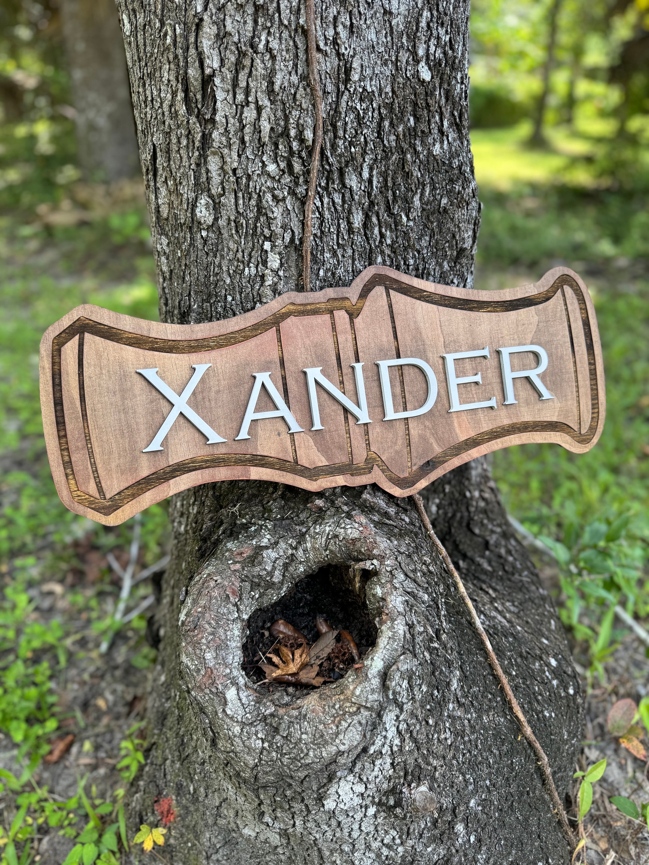 Duck Call Sign, Duck Nursery Sign, Nursery name sign, above crib name sign, layered baby name sign, boy name sign, Duck Hunter Nursery Sign