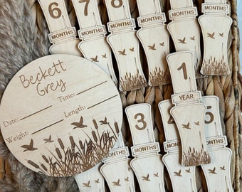 Duck Hunter Nursery, Duck Hunter milestone, Duck Hunter Baby Announcement, Duck Call Monthly Milestone, Mallard Calls