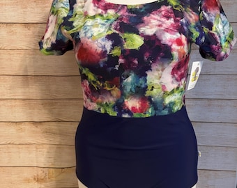 Ready to ship plus size leotard Avery boatneck style 2x xxl, 2XL
