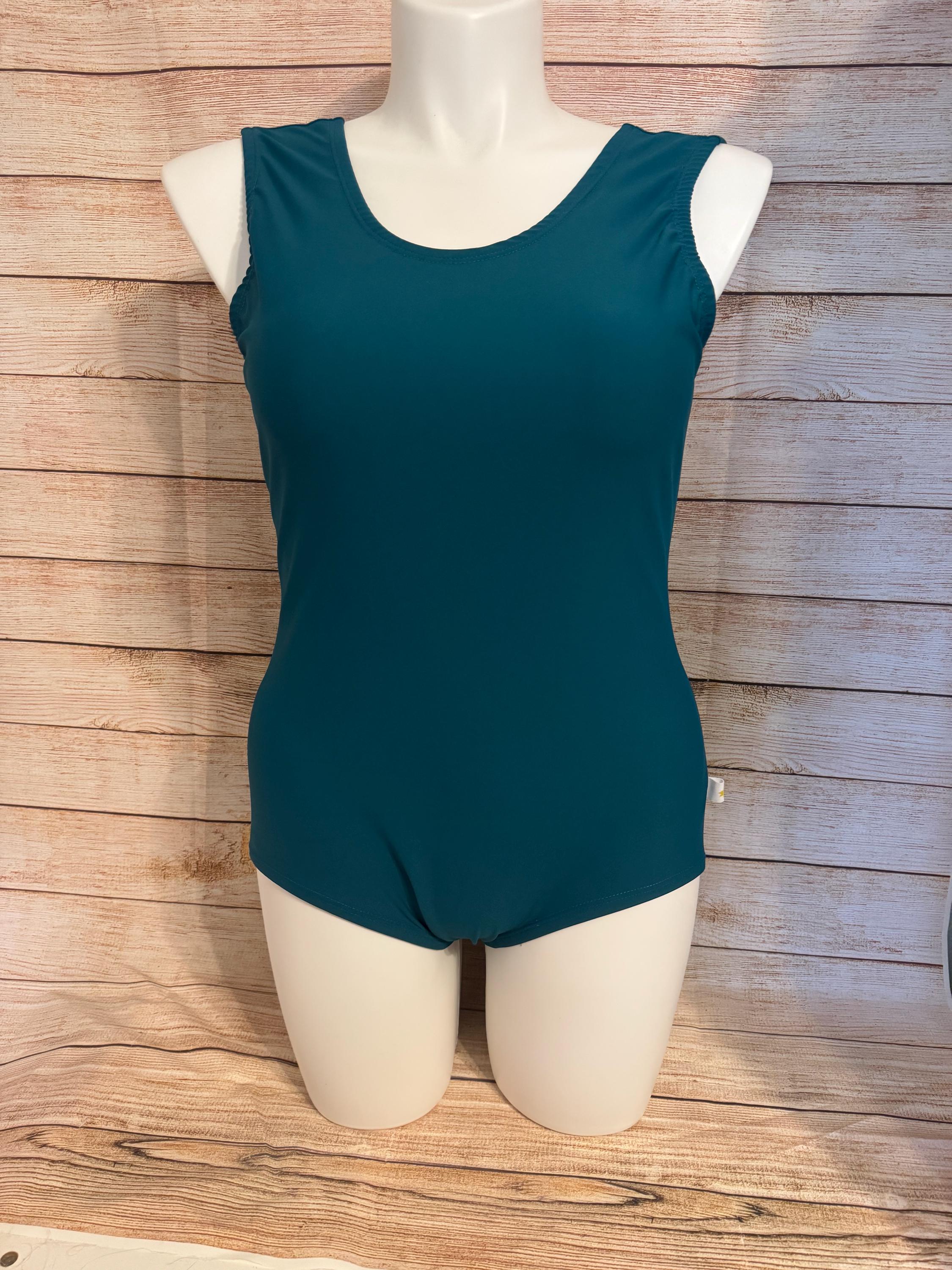 Ready to ship plus size leotard boatneck tank style 2XL 2X XXL