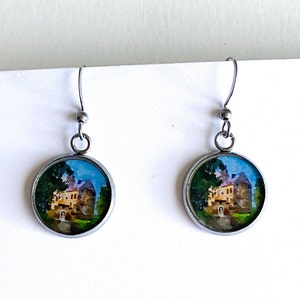 Lallybroch Outlander earrings, stainless steel, Outlander Inspired