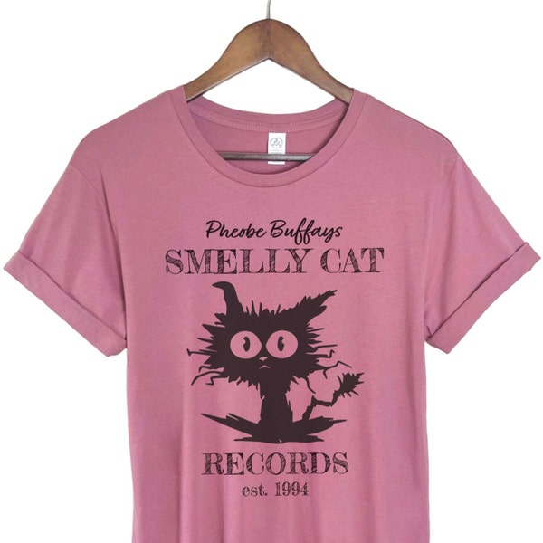 Smelly Cat Records Shirt, Friends Shirts, Pheobe Buffay, BFF Shirt, Gifts for Her, Gifts for Him, Graphic Oversized Tee, TV tees, Pullover