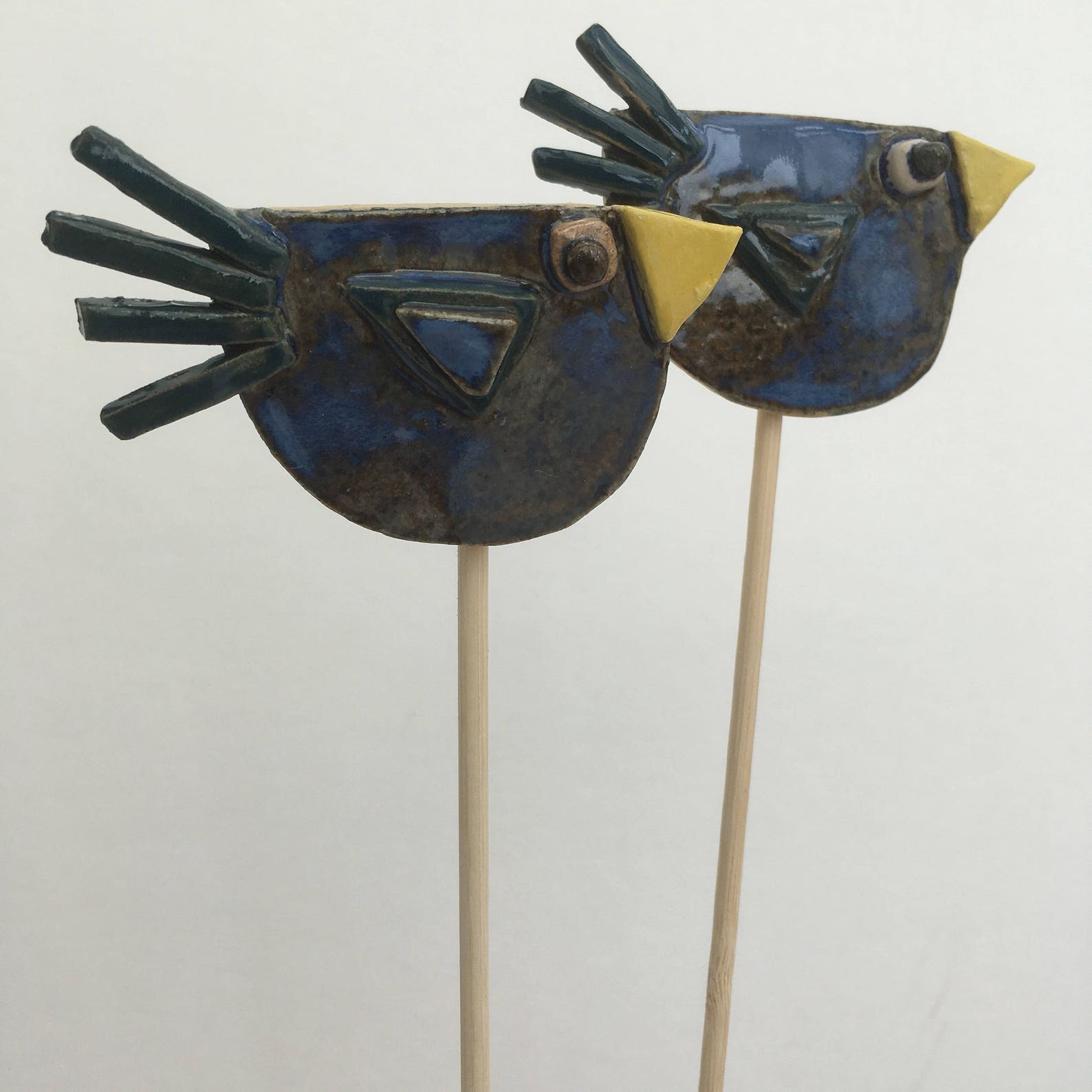 Cane Topper Cane Toppers Garden Ornament Garden Ornaments Etsy