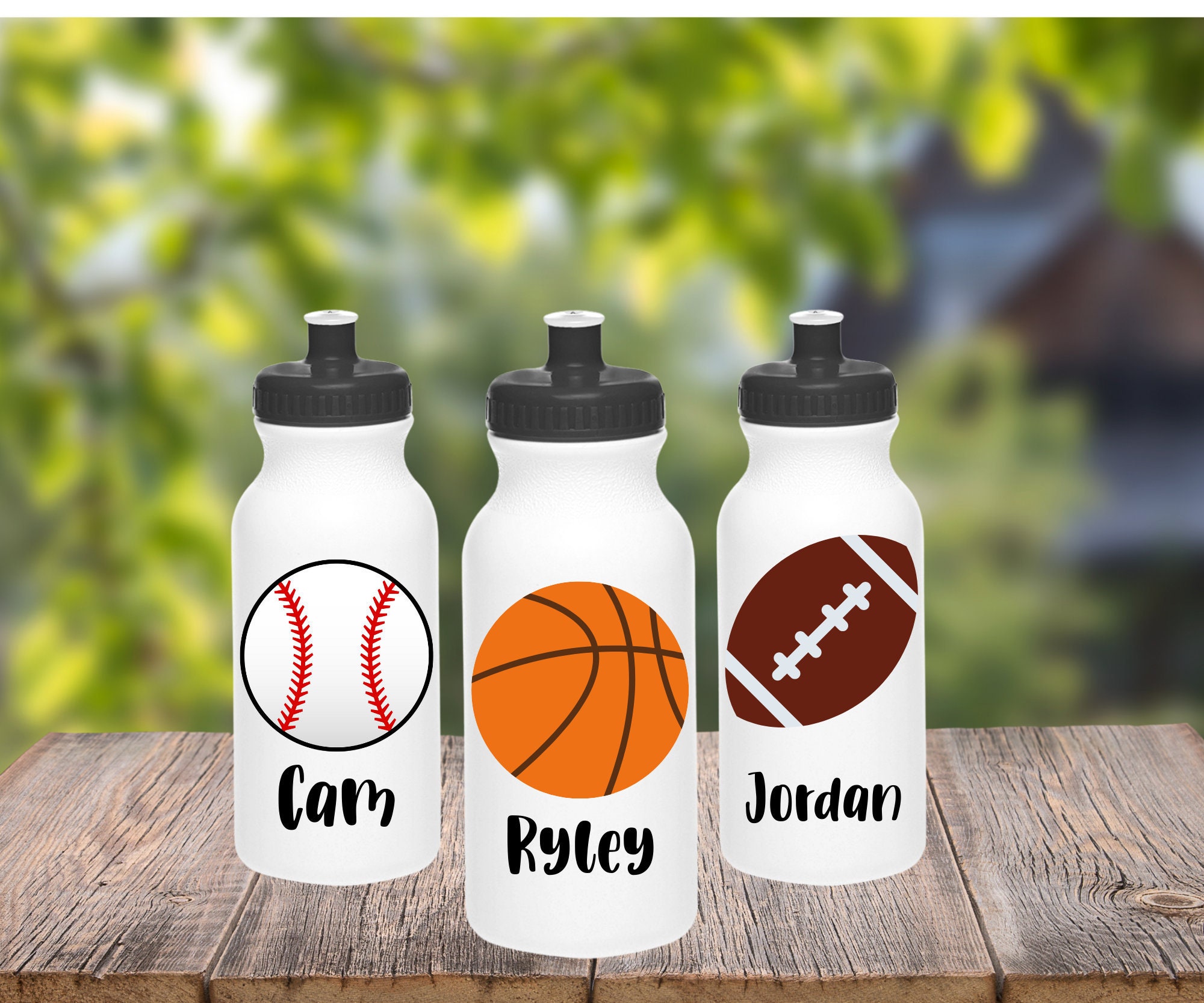 20oz Insulated Water Bottle With Flip Top Chug Spout / Large Strawless  Stainless Steel Water Bottle Personalized With Engraved Name 