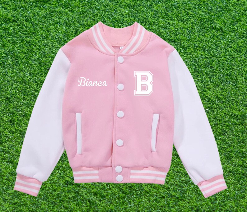 Custom Kids Varsity Jacket Custom Toddler Varsity Jacket Etsy