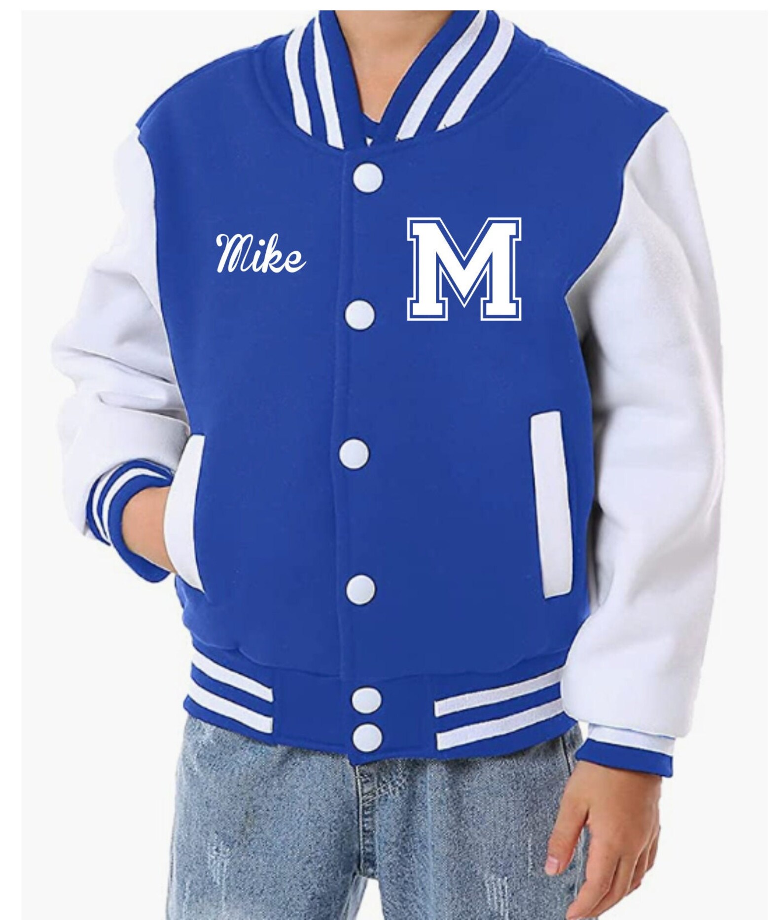 Custom Kids Varsity Jacket Custom Toddler Varsity Jacket Etsy