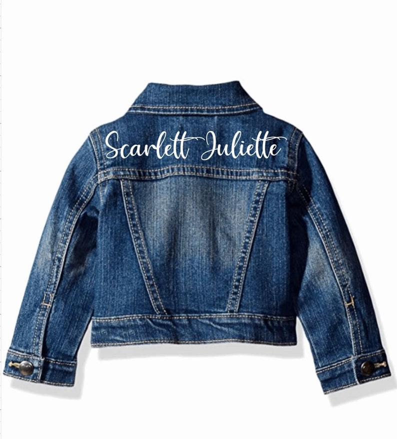 Personalized Baby / Toddler Denim Jacket/ kids denim jacket / Etsy