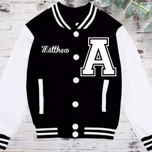 Custom Kids Varsity Jacket | Custom Toddler Varsity Jacket | Kids Sports Jacket | Kids Varsity Jacket | Personalized Jacket