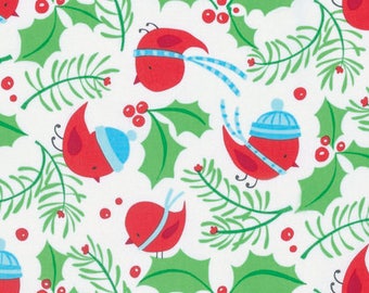 By 1//2 Yard Free Spirit Fabric Merry Christmas by David Walker North Pole Bright