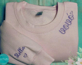 Vovo Sweatshirt, Personalized Vovo Crewneck, Avo Sweatshirt, Grandmother Shirt, Portuguese Gift, Gift For Vovó, Mother's Day Gift, Avo Gift