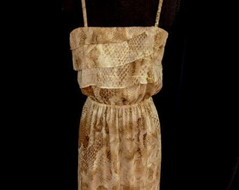 Vintage 1980’s Maxi Dress by Express Size Small/Petite  FREE SHIPPING