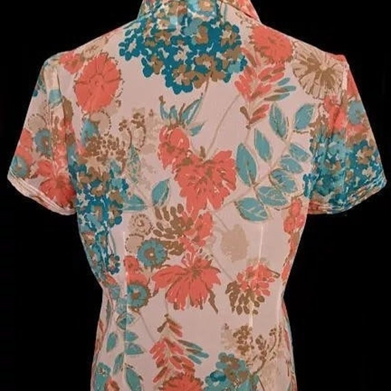 Spring Garden Perfect! Vintage Emma James Blouse-… - image 2