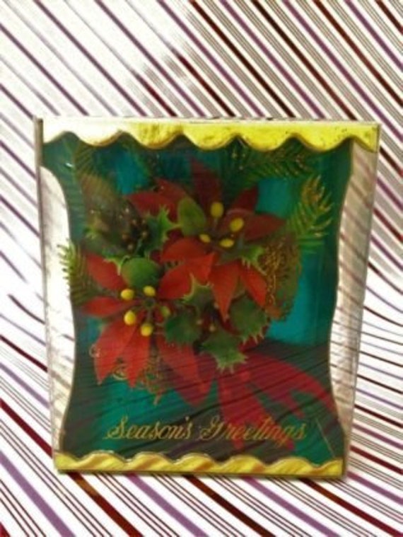 Vintage Kitschy Christmas Corsage Brings Holiday … - image 1