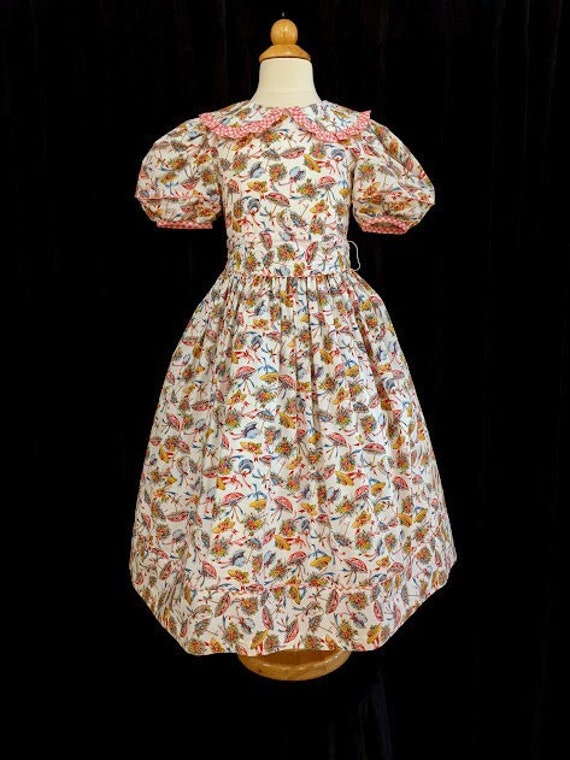 Vintage 1990's Girls Spring Themed Dress by Storybook Heirlooms FREE SHIPPING - Etsy Vintage 1990's Girls Spring Themed Dress by Storybook Heirlooms FREE SHIPPING - Etsy