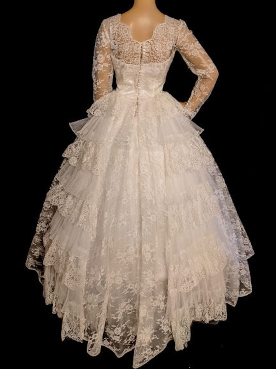 knee length dresses for ladies The Capulet Dress in White Chantilly Lace 2 / White Chantilly Lace
