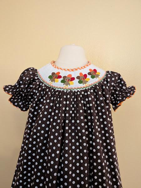 Smocked Polka Dot - Etsy