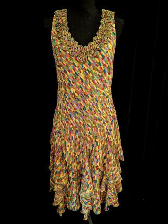 Festive & Colorful "Fun-fetti" Print Dress By Bet… - image 1
