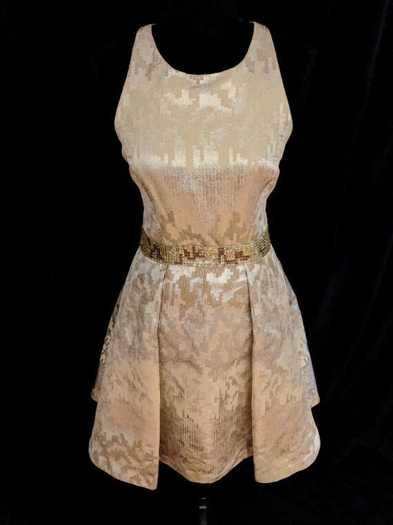 slim fit dress slacks The Jillian Rose Gold Sequin Dress for female, 6 Months main image 0