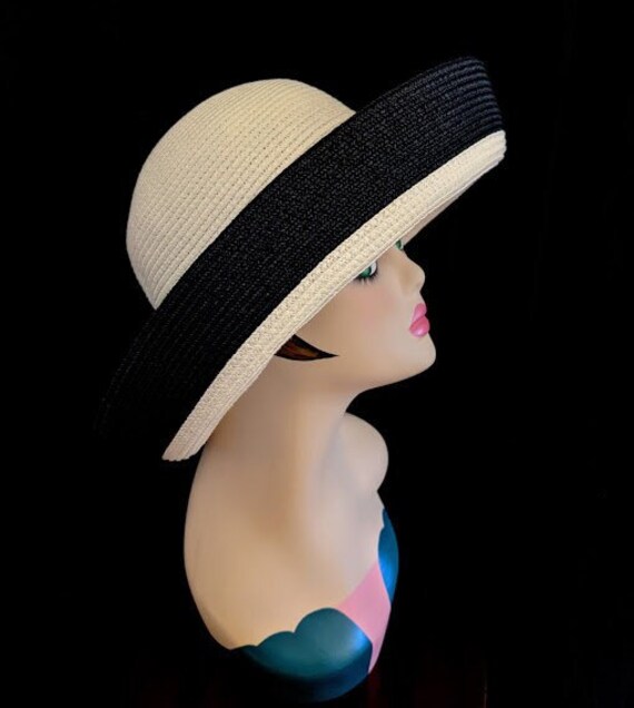 Vintage Rolled Brim straw Sunhat by 