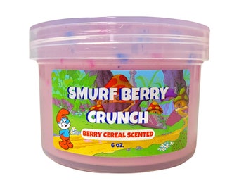 Smurf Berry Crunch Slime- Floam Slime-Scented Slime-Best Selling Slime/Cloud9 Slimes/Therapeutic/ASMR