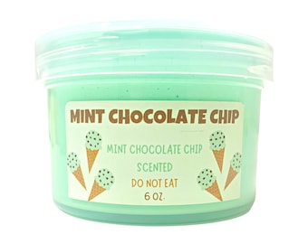 D.I.Y Mint Chocolate Chip Slime- Butter Slime-Scented Slime-Best Selling Slime/Cloud9 Slimes/Therapeutic/ASMR