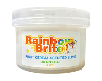 Rainbow Brite- Butter Slime-Scented Slime-Best Selling Slime/Cloud9 Slimes/Therapeutic/ASMR