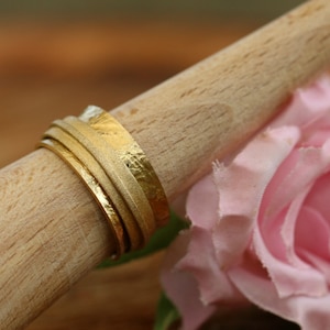 Spinner Ring,14k Gold Rings for Women,Wedding Rings for Women,Casual Rings,Promise Ring,Gold Ring,Bday Gifts for Women,Gifts for Her image 3