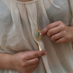 Green Aventurine Necklace,Gemstone Necklace for Women,Pendant Necklace,Long Necklace,Gold Pendant Necklace,Handmade Jewelry ,Christmas Gift
