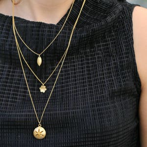 Gold Layered Halsketten Set / 3 Zarte Halskette / Layered Gold Halskette / Jeden Tag Layering Halsketten Set / Lange Halsketten Für Frau